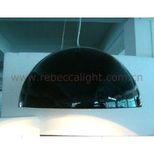 Negro Exterior Polyresin colgante lámpara colgante de luz